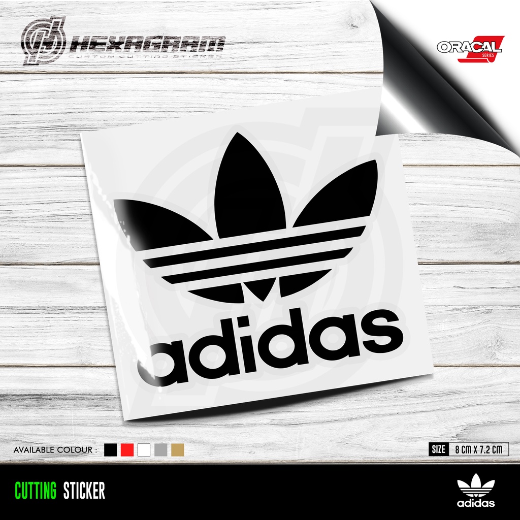 

Cutting Sticker Adidas Logo | Stiker Logo Adidas