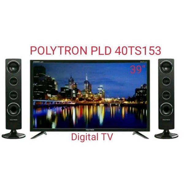 Spesial POLYTRON 39 inch DIGITAL LED FULL HD TV SPEAKER TOWER - 40TS153 Berkualitas