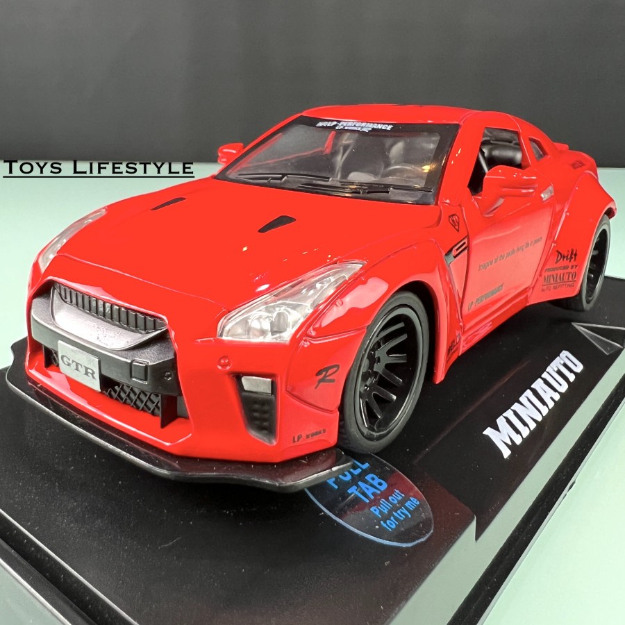 Miniauto Diecast - Nissan GT-R R35 (Merah)