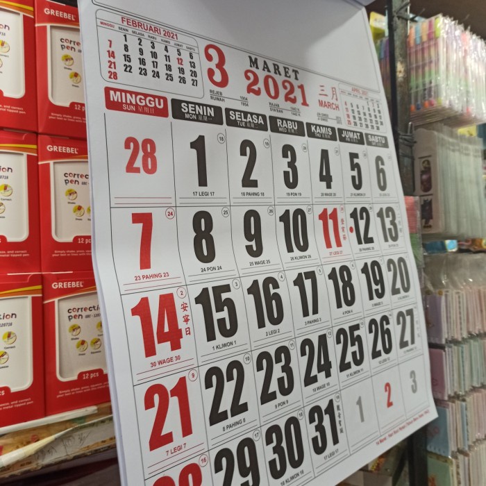 

ORGANIZER-DOCUMENT- KALENDER KERJA JUMBO 2021 -DOCUMENT-ORGANIZER.