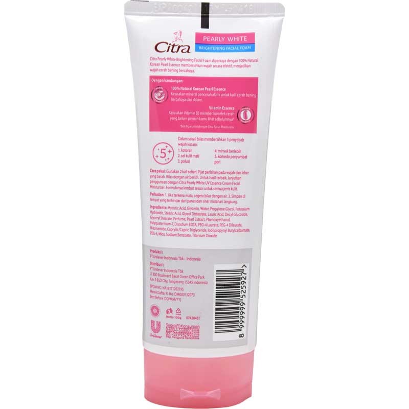 Citra Pearly White Facial Foam 50Ml