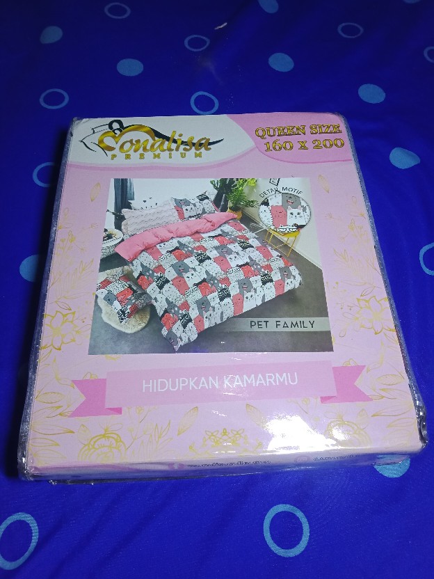 Rc Sprei Monalisa Premium Ukuran Queen 160x200 Harga Terjangkau