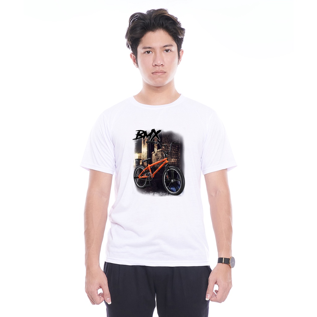 Kaos Oblong Pendek Gambar Sepeda BMX