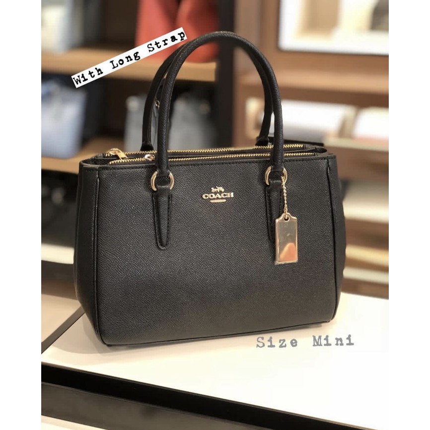 Tas Pesta Keira Embellished Crystal Box Clutch   RG70  New Coach Crossgrain Leather Mini Surrey Ca