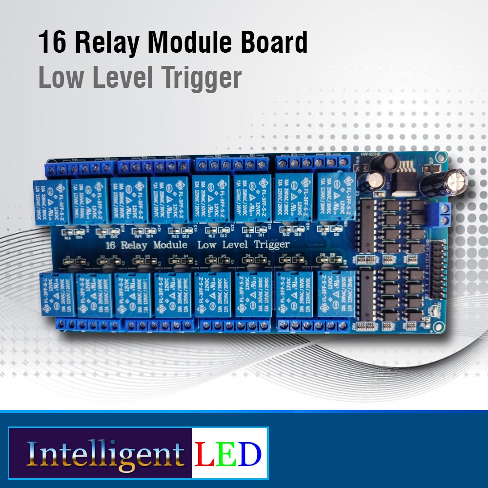 Low Level Trigger 16 Relay Module Board