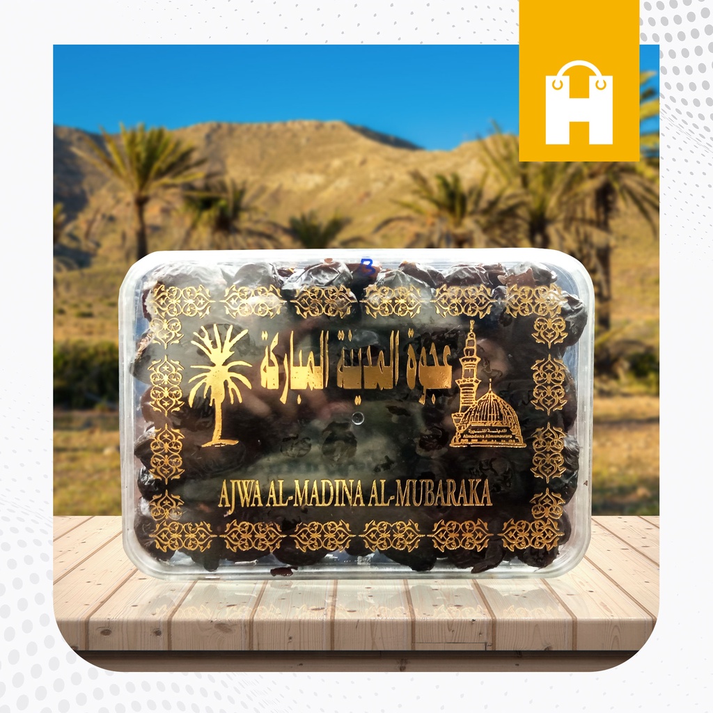 

Kurma Ajwa Madinah Al Mubaraka 1kg