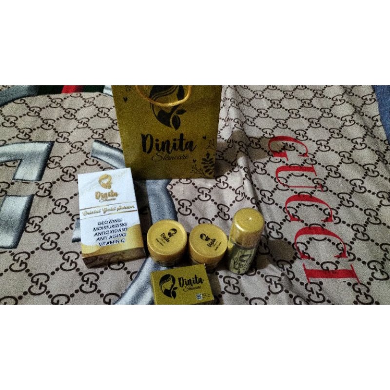 sepaket forte dan serum dinita skincare murah