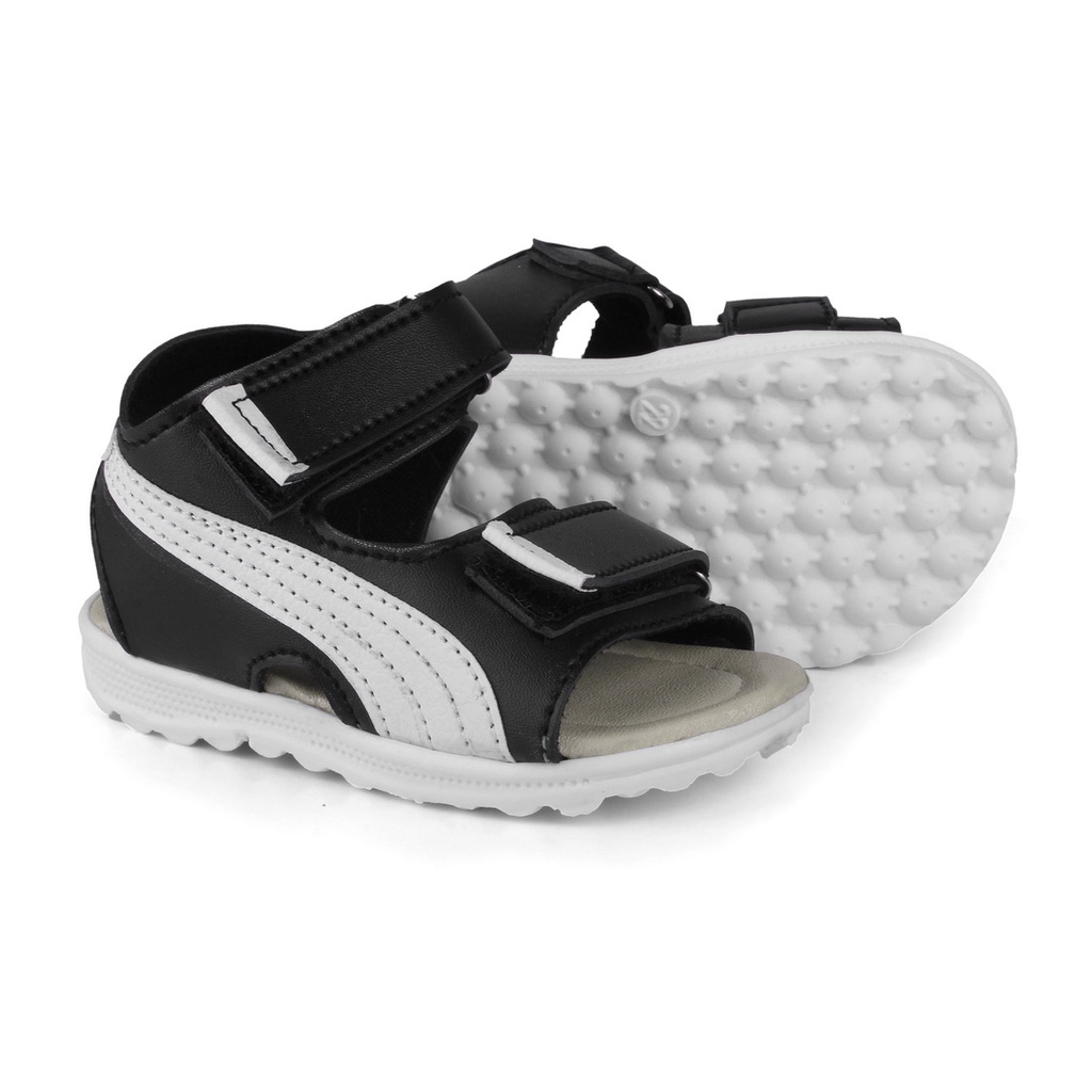 SANDAL ANAK SINTETIS LUCU SPM HITAM