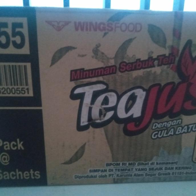 

[COD] Tea Jus Gula Batu @6pack x 60 Sachet/Dus [COD]