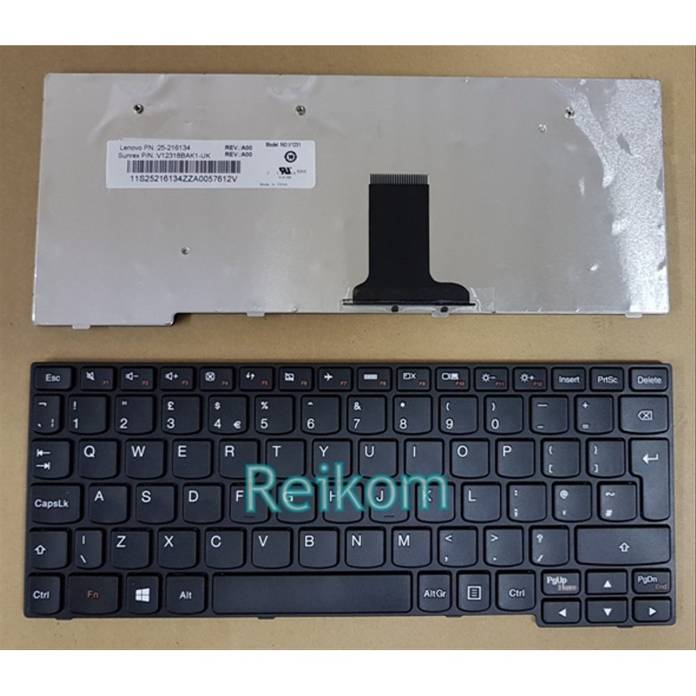 Jual Keyboard laptop / notebook Lenovo Ideapad S10-3, S10-3s, S100, S205,  S205s, U160, U165 hitam | Shopee Indonesia