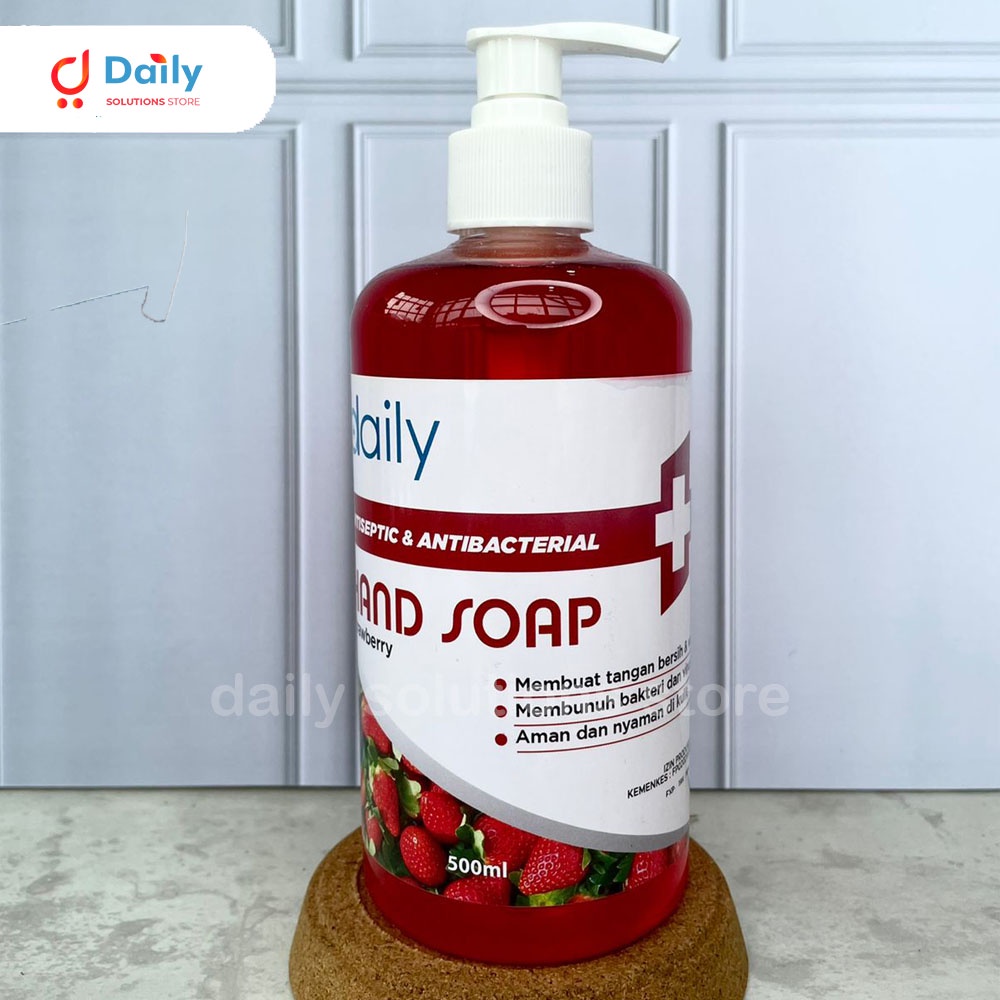 SABUN CUCI TANGAN DAILY HAND SOAP 500ML PUMP ANTIBACTERIAL &amp; VIRUS