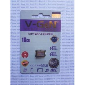 Memory Card Micro SD V-Gen Hyper Series 16gb Original Garansi