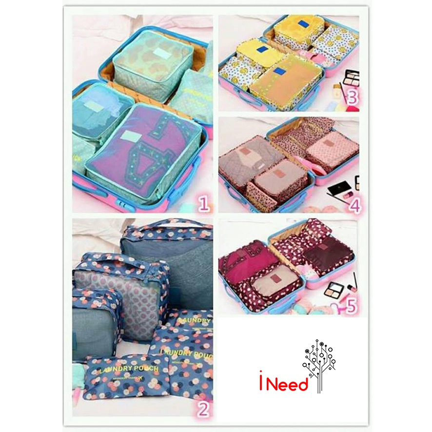 (INEED) 4th Travel Bag in Bag Organizer / Tas Tempat Pakaian