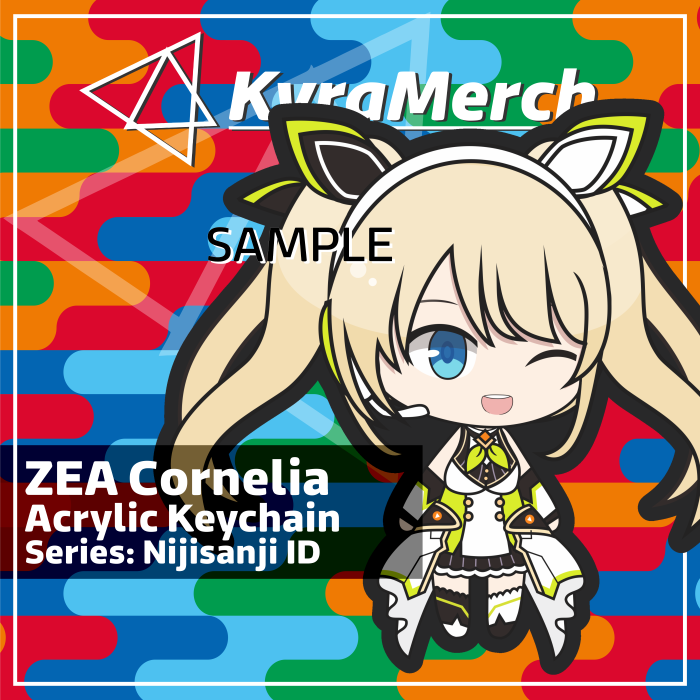 Keychain Nijisanji Indonesia Zea Cornelia
 | KyraMerch Anime Fanmerch Dealer