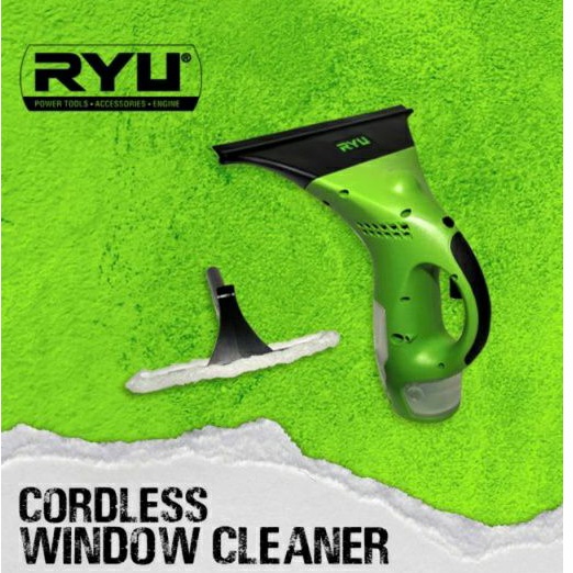 RYU RCW 3.6 Mesin Pembersih Kaca Jendela Wiper Cordless Window Cleaner