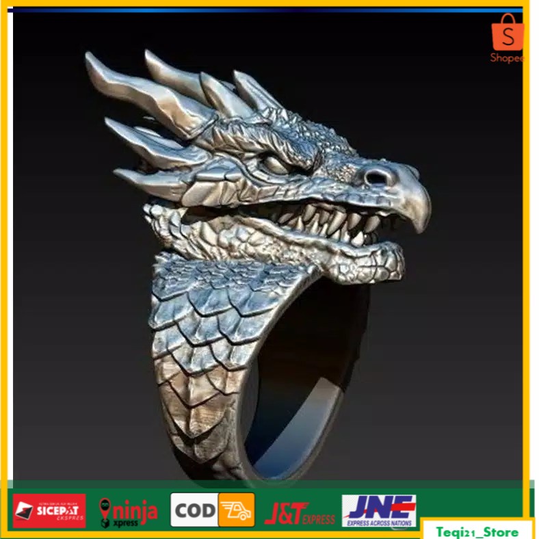CINCIN NAGA PETIR | CINCIN PRIA KEPALA NAGA