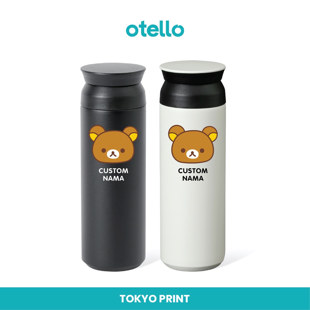 Tumbler Rilakkuma Custom Tambler Botol Minum Termos Karakter Souvenir Ulang Tahun Anak