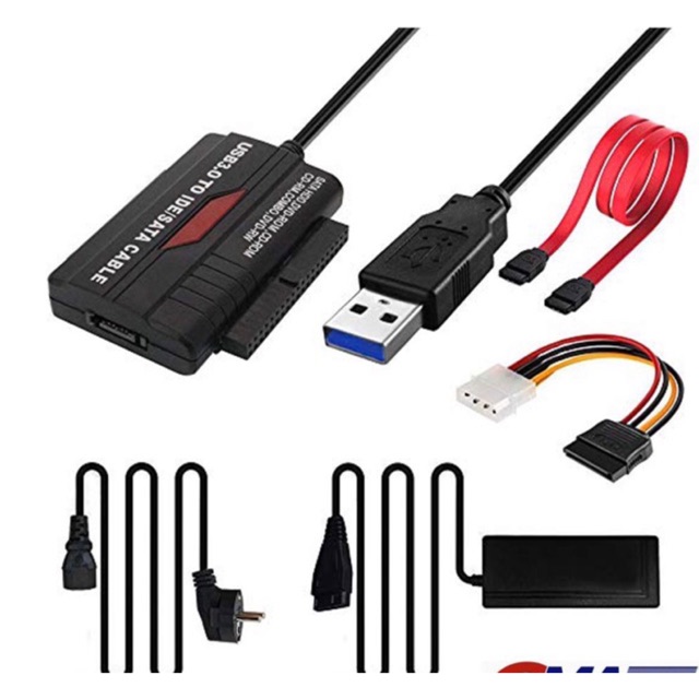 kabel R Driver usb 3.0 / 2.0 to sata dan ide support hdd 2.5&quot; / HARDISK 3.5&quot; INCH