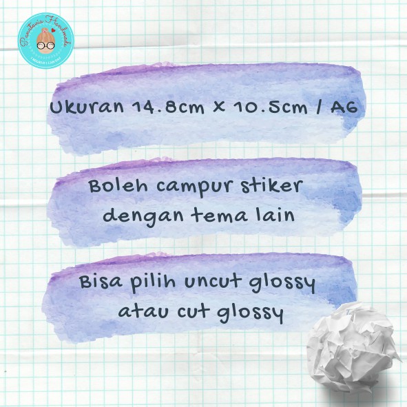 Stiker Lucu ♡ Tema Merry Christmas | Stiker Tahan Air | Stiker tahan Cuaca | Stiker estetik | Natal-1
