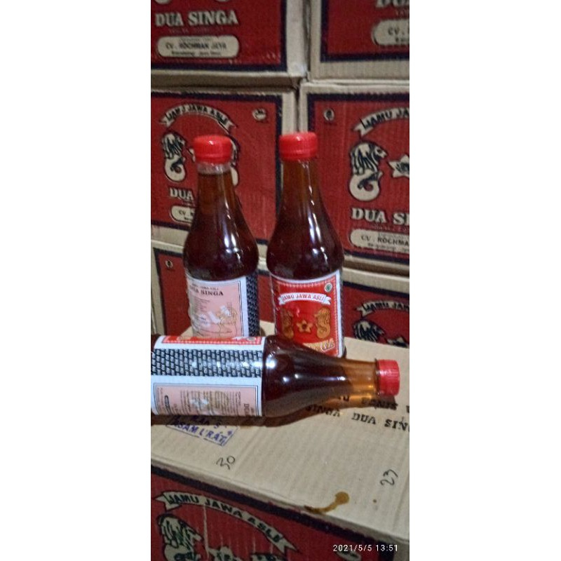 jamu Jawa asli au pahit cap dua singa 600ml