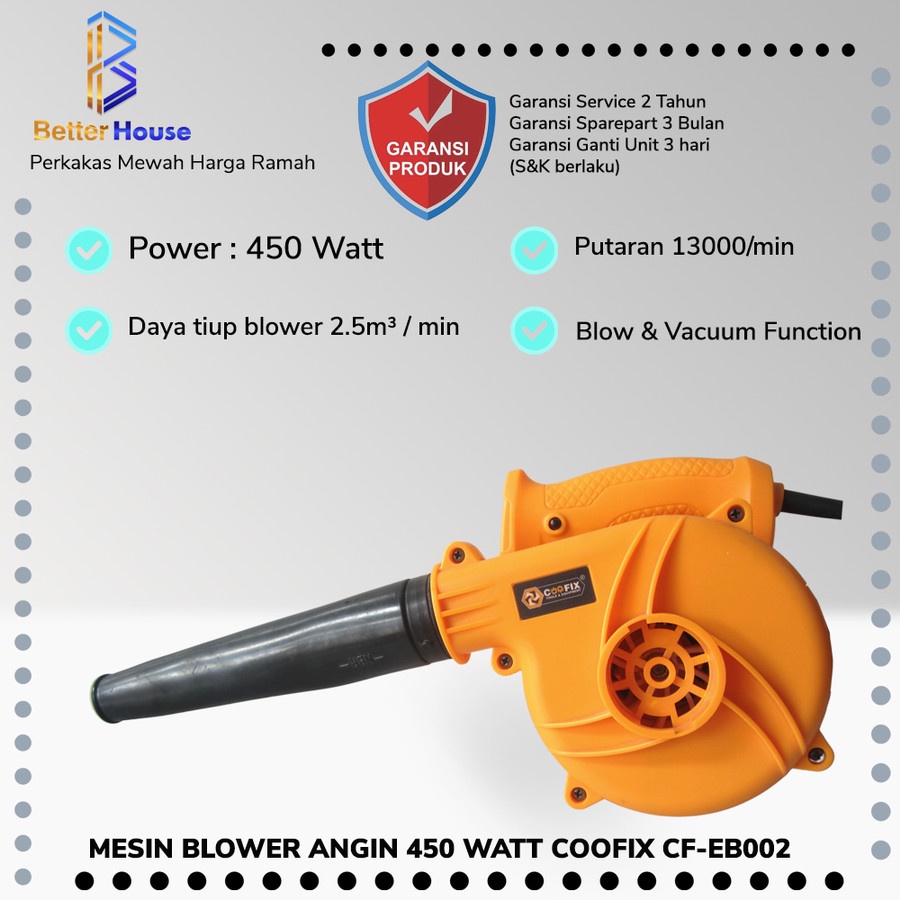 Mesin Blower Angin Blower Keong Kucing Anjing COOFIX CF-EB002 YOG