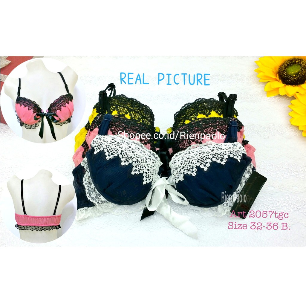Bra Sexy Wanita Bh Fancy Rien Paolo Kait Depan Model Lucu Kawat 2057