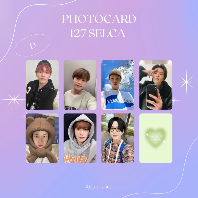 [NCT 127] PHOTOCARD NCT 127 RANDOM SELCA #1 ‼️ BACA DESKRIPSI ‼️