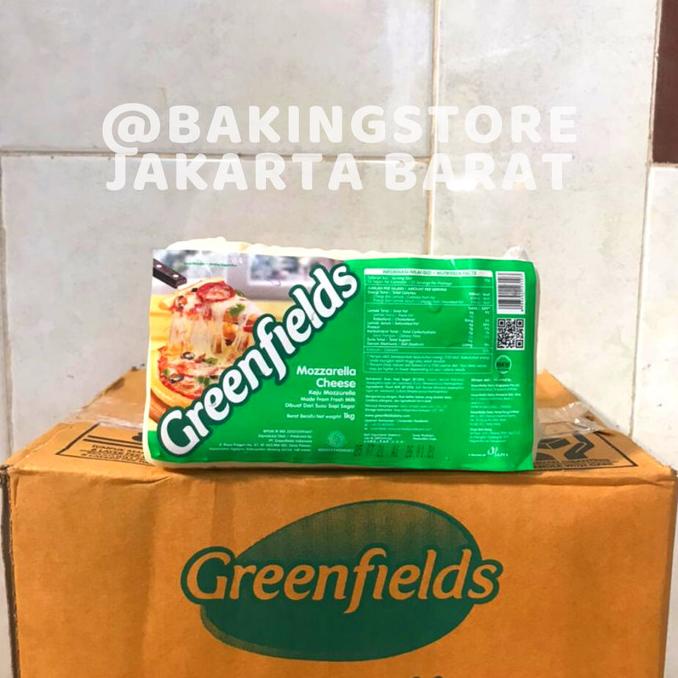 

READY COD Keju Mozarella Greenfields 1 Kg | Mozarella Cheese Greenfields