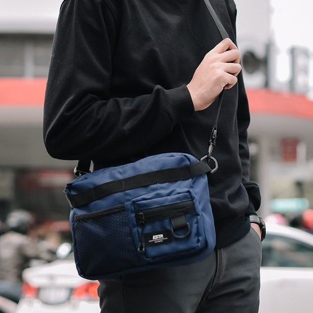 PIKO NAVY |MNM x FSTP| Tas Selempang Sling Bag Multifungsi Pria ORI