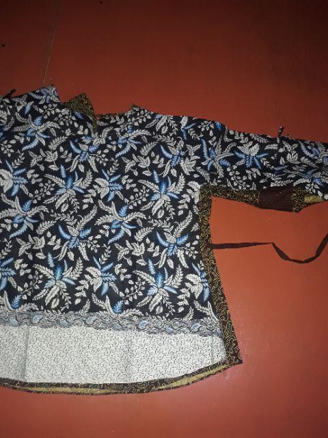 Atasan Blouse Batik Wanita Modern Fashion Wanita Kekinian Brokat Batik