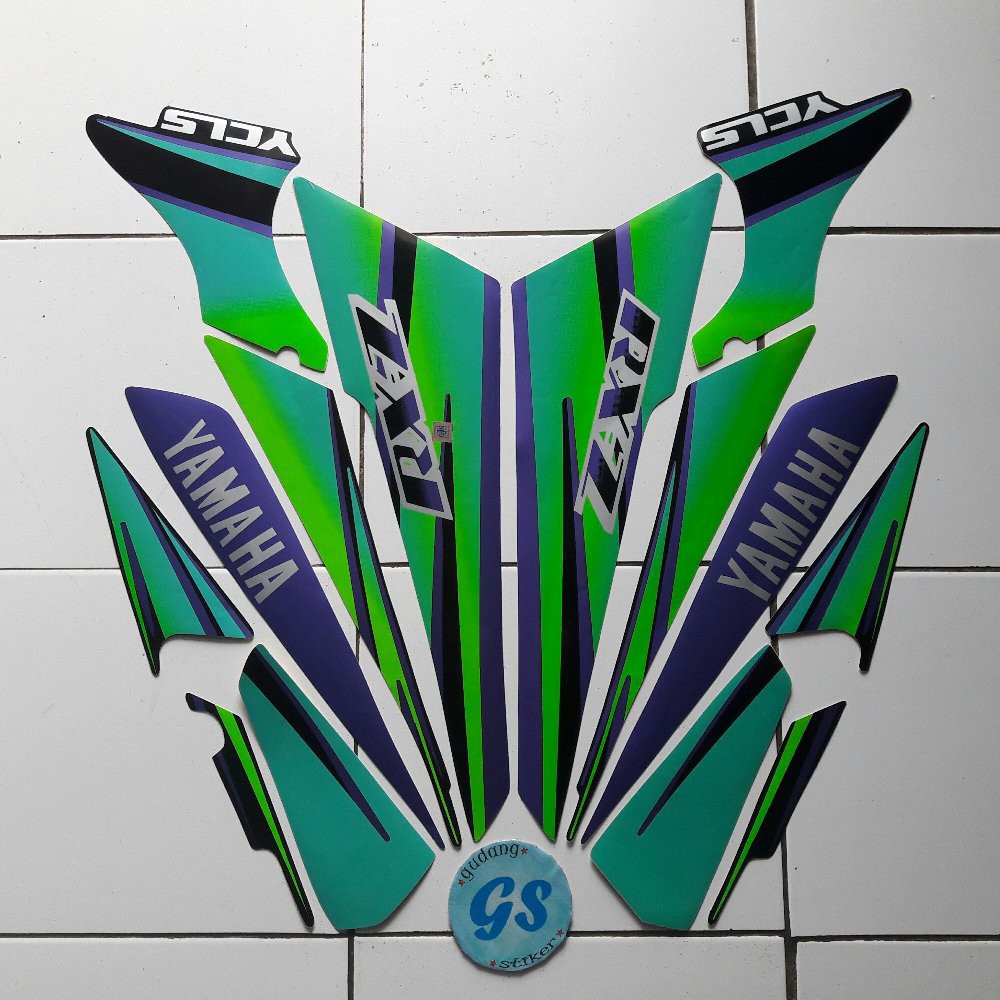 Variasi Stiker Motor Yamaha Rxz 1997 Hijau Shopee Indonesia