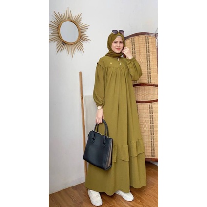 NEW KALA DRESS | BAJU WANITA | DRESS CRINKLE AIRFLOW | DRESS VIRAL | DRESS KEKINIAN | DRESS MUSLIMAH