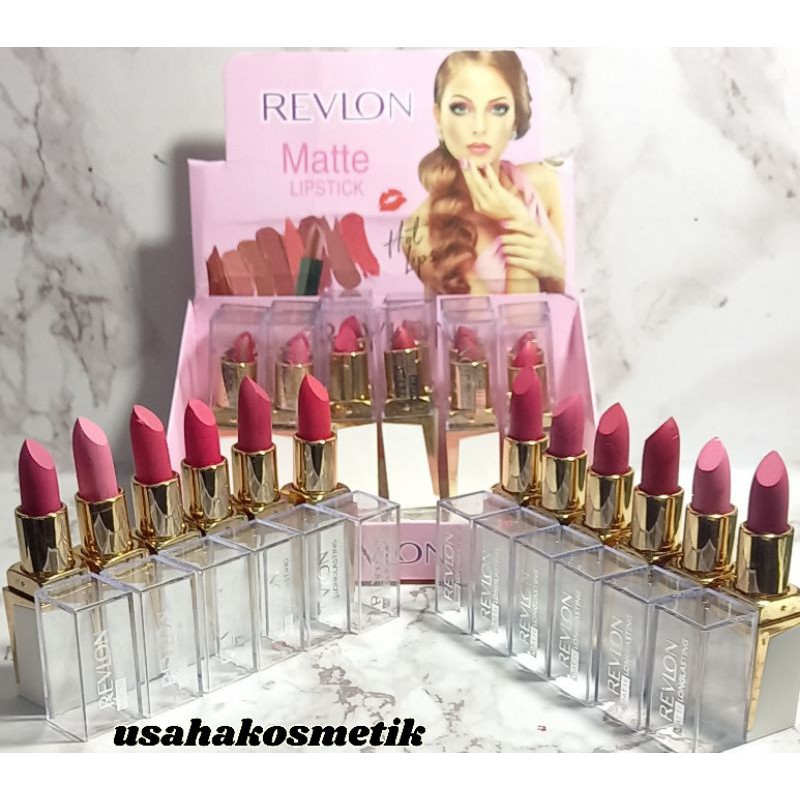 PROMO HOT !!! LIPSTIK MATTE REVLON LONG LASTING  TERMURAH NO. ZG-8920