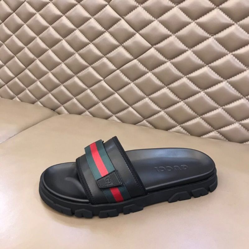 sandal pria gucci slide sendal cowok selop gc gg mirror quality