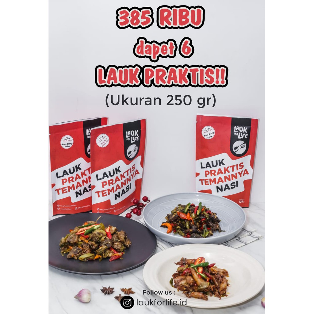 

PAKET MERIAH 385RB / 6 POUCH (uk 250 gr)