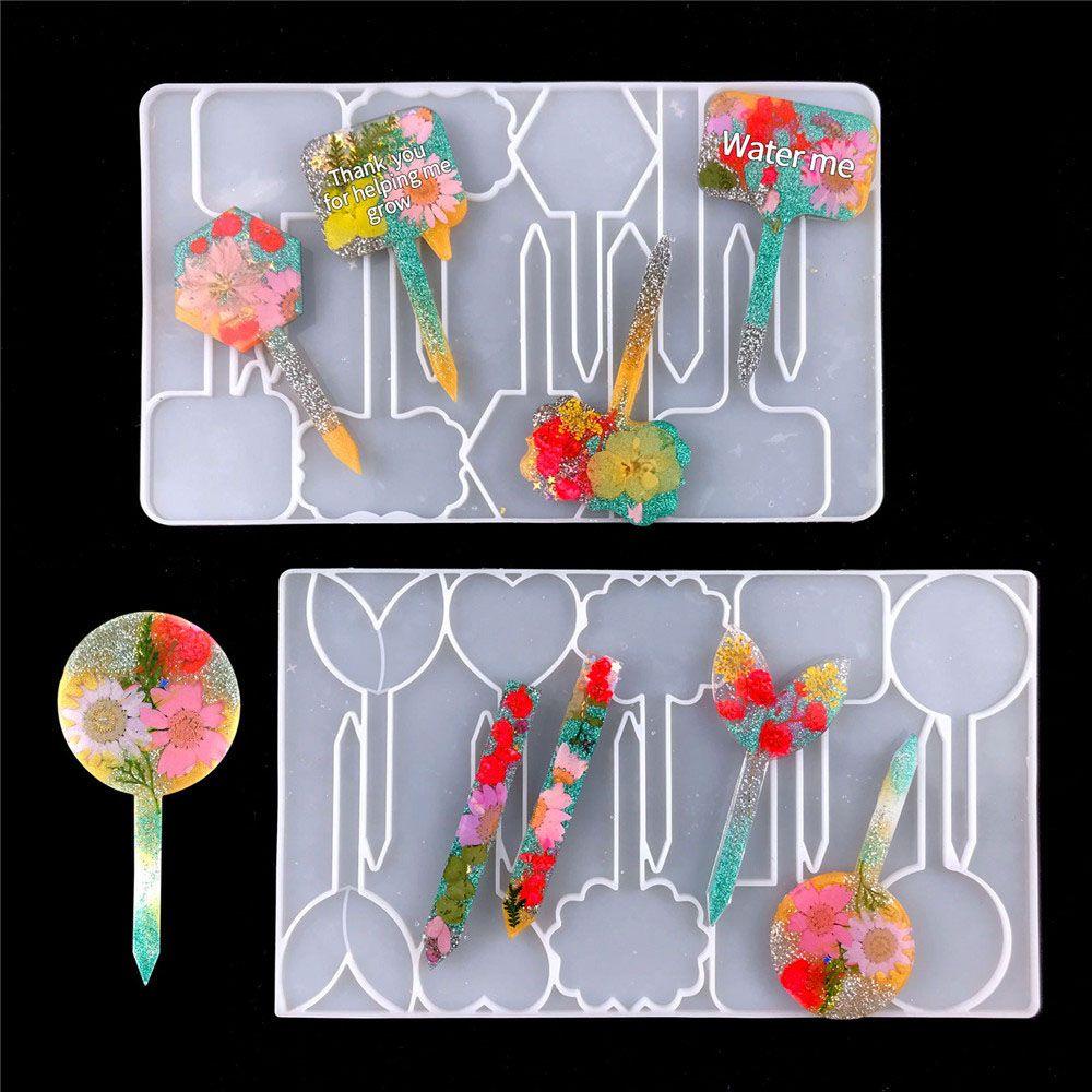 Preva Cetakan Label Gantung Casting Kerajinan Tangan Bonsai Dekorasi Silicone Mold