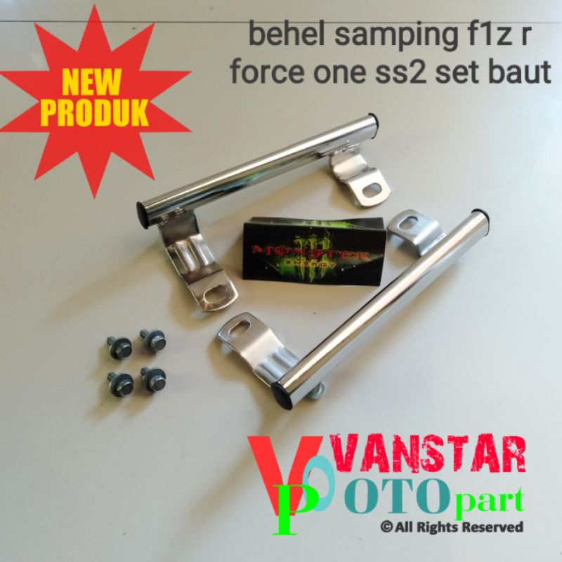 behel samping beghel potong fiz f1z r force 1 SS2 crome set baut