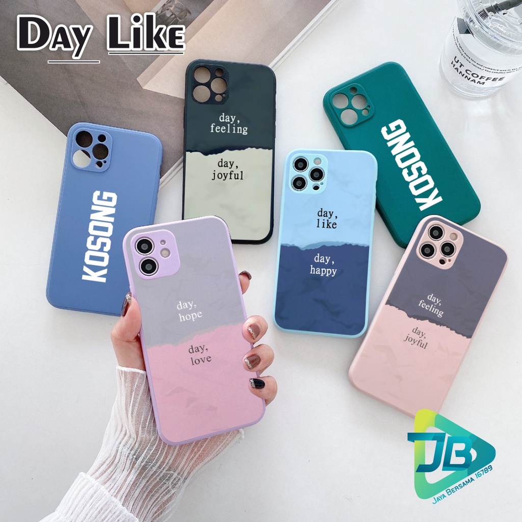 CASE CASING SOFTCASE SILIKON MACARON PELINDUNG KAMERA DAY LIKE OPPO VIVO SAMSUNG XIAOMI REALME IPHONE ALL TYPE JB5370