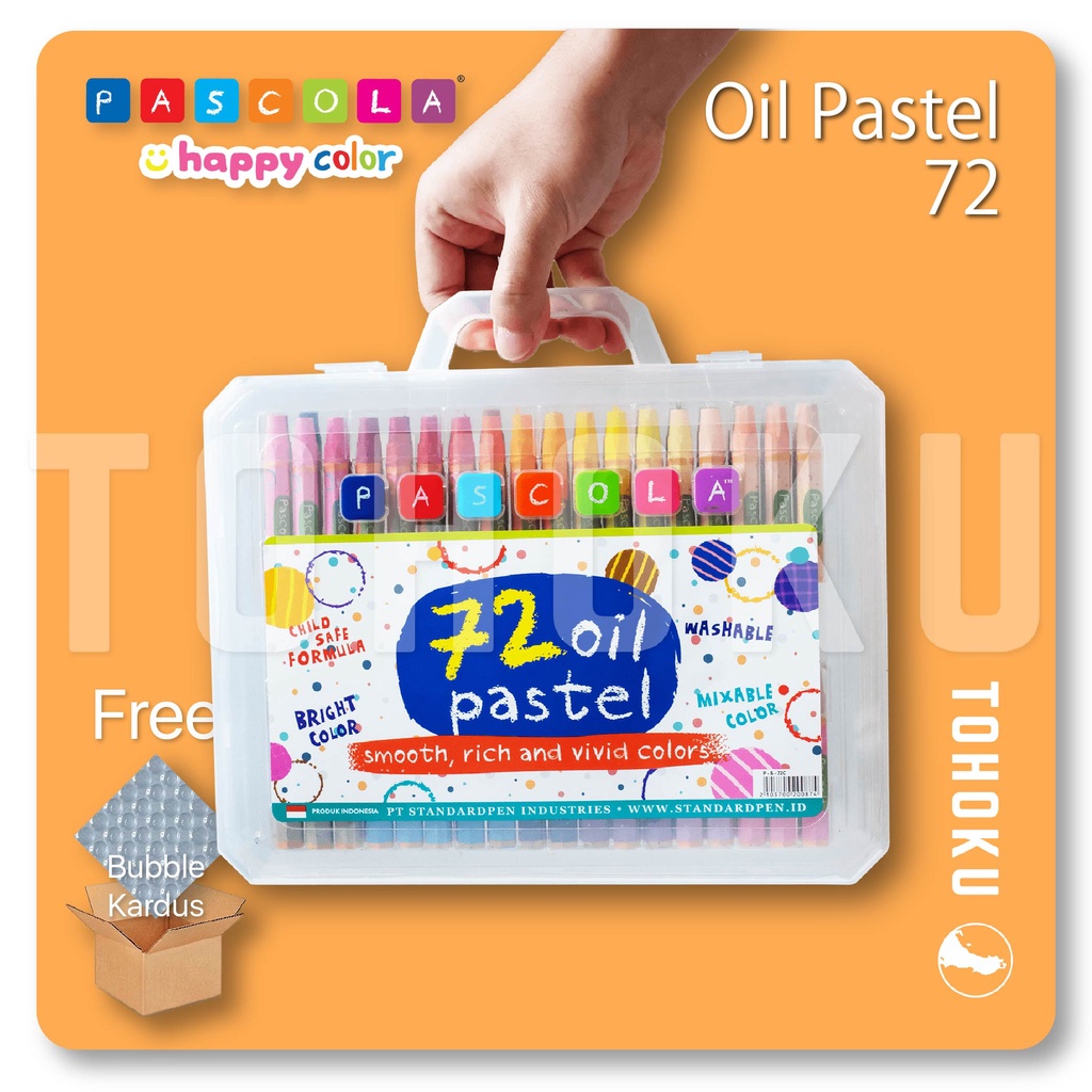 Pascola Oil Pastel 72 Warna - Crayon Pascola-1