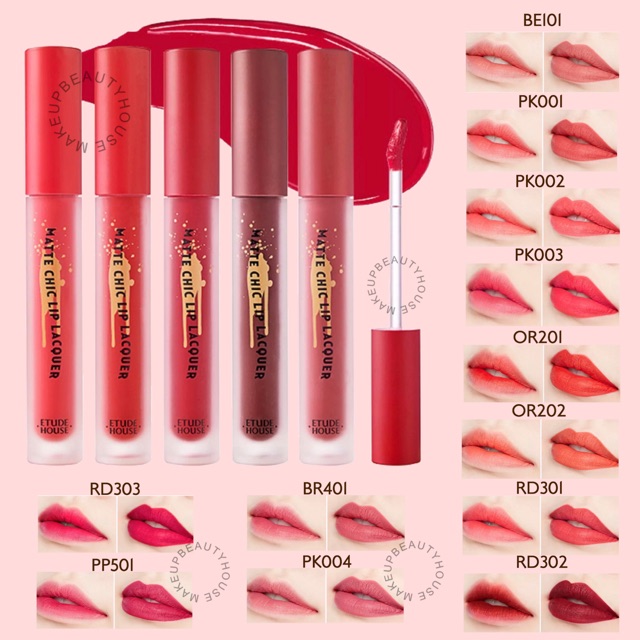 Jual ETUDE HOUSE Matte Chic Lip Lacquer Indonesia