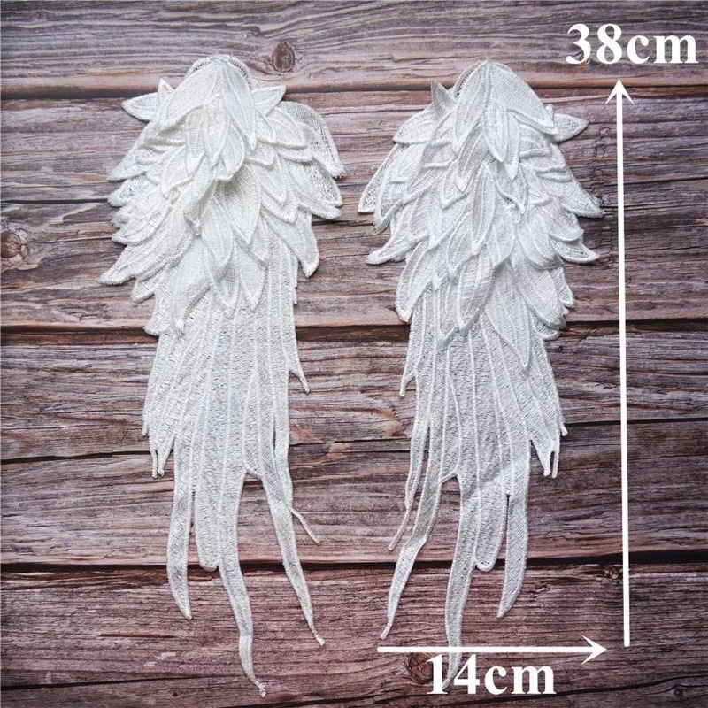 Embroidery Angel Wing Applique Sewing