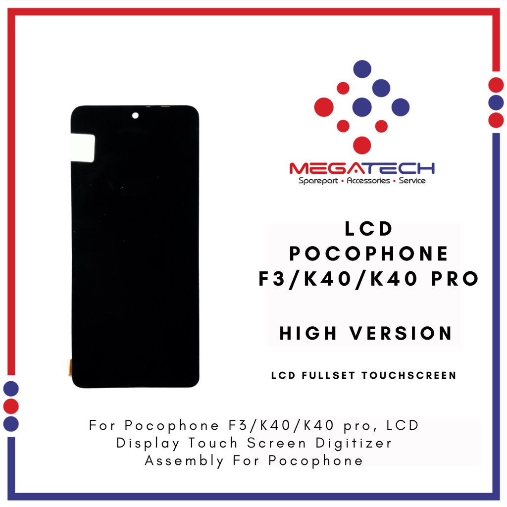 LCD Xiaomi Pocophone F3 / Xiaomi K40 / Xiaomi K40 Pro / Xiaomi Mi 11i Fullset Touchscreen