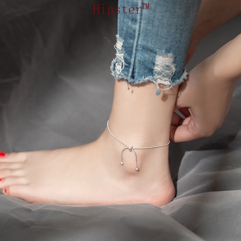 Japanese and Korean New Hot Sale Tassel Simple Snake Bone Ankle Chain