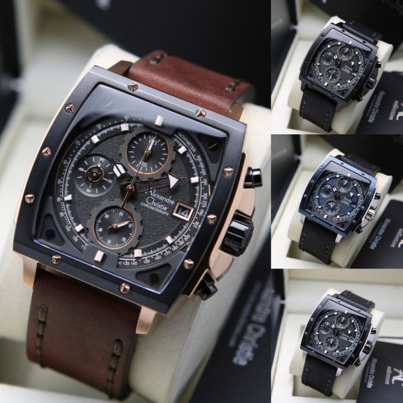 JAM ALEXANDER CHRISTIE PRIA AC 6376 ORIGINAL ORI MURAH TERBARU