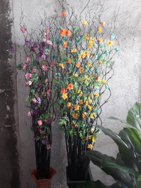 Bambu Ulir Bunga Bambu Bunga Artifisial Bunga Anyelir-6