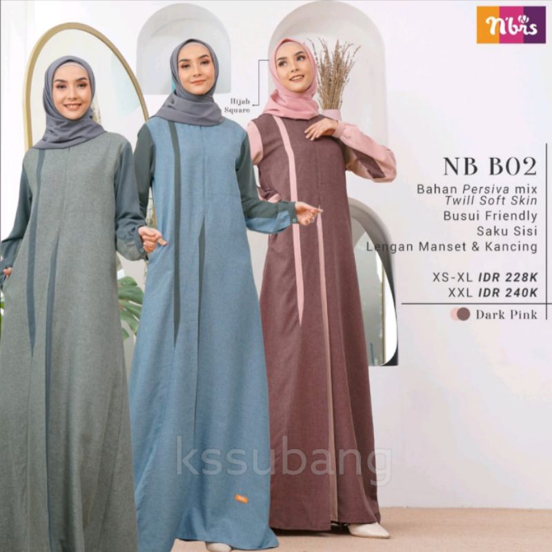 GAMIS NB B02 NIBRA'S * NIBRAS TERBARU