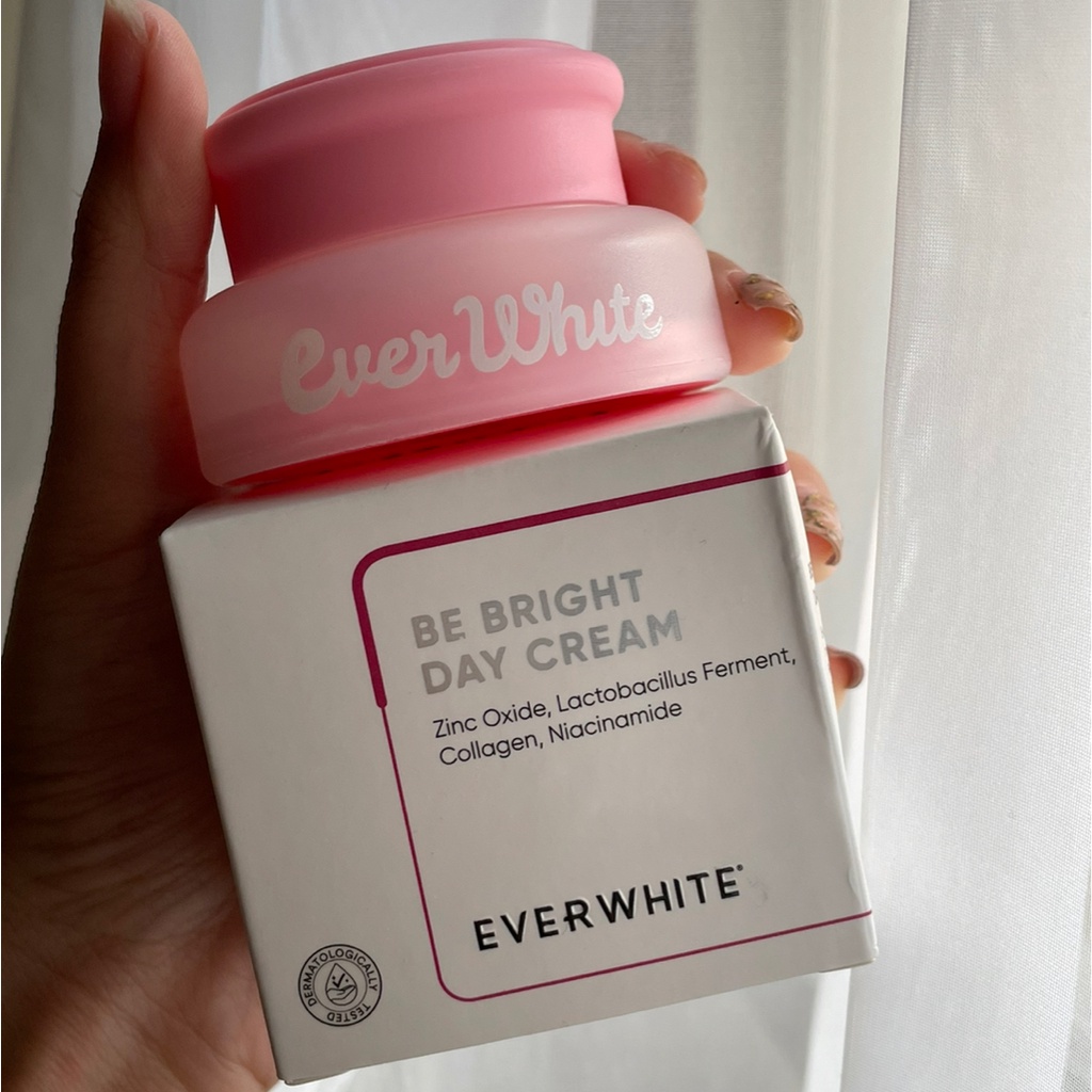 [COD] PAKET EVERWHITE 2in1 Be Bright Day &amp; Night Cream Pagi dan Malam Memutihkan Mencerahkan Melembabnkan l BPOM