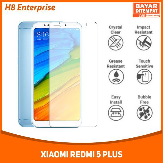 premium quality tempered glass rakki for redmi 5 plus