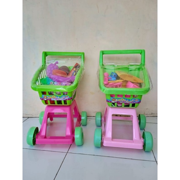 Mainan Anak Troli Memasak Ukuran Jumbo Bisa Didorong