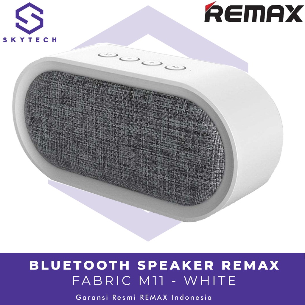 SPEAKER BLUETOOTH REMAX M11 WHITE ORIGINAL GARANSI RESMI